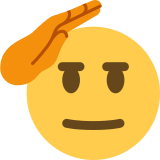 Saluerend gezicht - Twitter / X