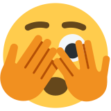 Gezicht met glurend oog - Twitter / X