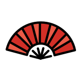 Opvouwbare waaier - OpenMoji