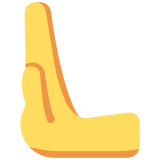 Hand die naar links duwt - Twitter / X