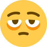 Gezicht met wallen onder de ogen - Twitter / X