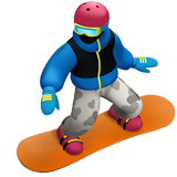 Snowboarder emoji