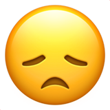 Teleurgestelde emoji