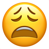 Uitgeputte emoji