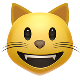 Lachende kat emoji