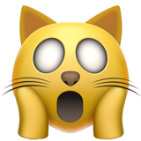 Vermoeide kat emoji