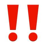 Dubbel uitroepteken symbool