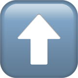 Pijl naar boven symbool