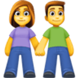 Man en vrouw hand in hand - Facebook