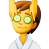 Persoon die hoofdmassage krijgt - Facebook