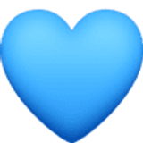 Blauw hart - Facebook