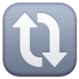 Verticale pijlen met de klok mee - Facebook