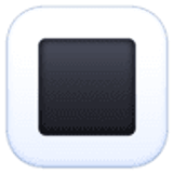 Witte vierkante knop - Facebook