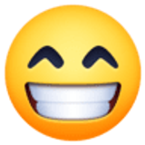 Stralend gezicht met lachende ogen - Facebook