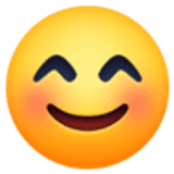 Lachend gezicht met lachende ogen - Facebook