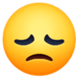 Teleurgesteld gezicht - Facebook