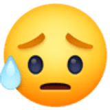 Teleurgesteld maar opgelucht gezicht - Facebook