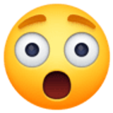 Verbaasd gezicht - Facebook