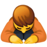 Buigende persoon - Facebook