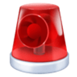 Zwaailicht van politieauto - Facebook