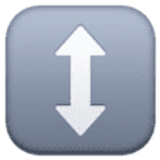 Pijl omhoog en omlaag - Facebook