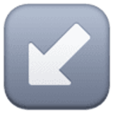 Pijl linksomlaag - Facebook