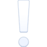 Wit uitroepteken - Facebook