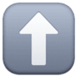 Pijl omhoog - Facebook