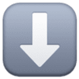 Pijl omlaag - Facebook