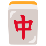 Mahjong rode draak - Noto Color Emoji