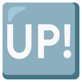 UP!-knop - Noto Color Emoji