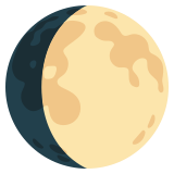 Wassende maan - Noto Color Emoji