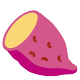 Gepofte zoete aardappel - Noto Color Emoji