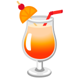 Tropisch drankje - Noto Color Emoji