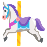Draaimolenpaard - Noto Color Emoji