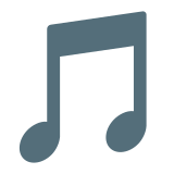 Muzieknoot - Noto Color Emoji