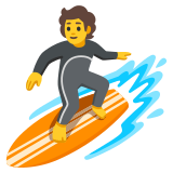 Surfer - Noto Color Emoji