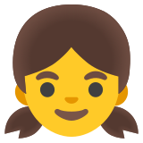 Meisje - Noto Color Emoji