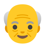 Oude man - Noto Color Emoji