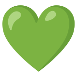 Groen hart - Noto Color Emoji
