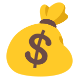 Zak met geld - Noto Color Emoji