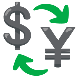 Geld wisselen - Noto Color Emoji