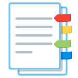 Bladwijzertabs - Noto Color Emoji