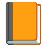 Oranje boek - Noto Color Emoji
