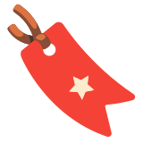 Bladwijzer - Noto Color Emoji