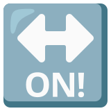 ON!-pijl - Noto Color Emoji