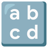 Kleine letters - Noto Color Emoji