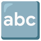 Latijns alfabet - Noto Color Emoji