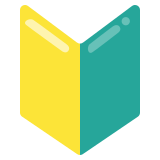 Japans symbool voor beginner - Noto Color Emoji