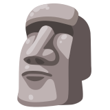 Moai-beeld - Noto Color Emoji